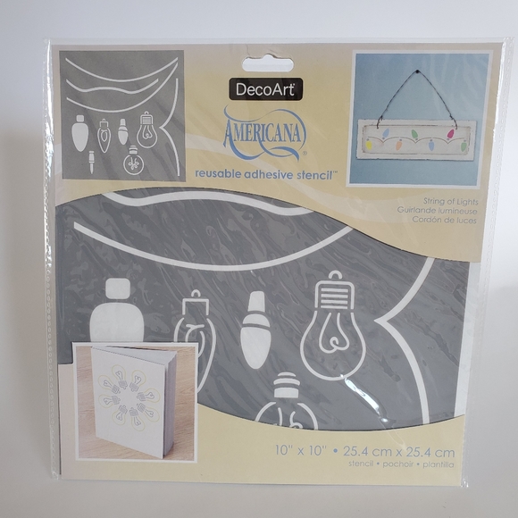 🔴 Pick 3 for $25 – Reusable Adhesive Stencil 🔴 - Picture 1 of 2